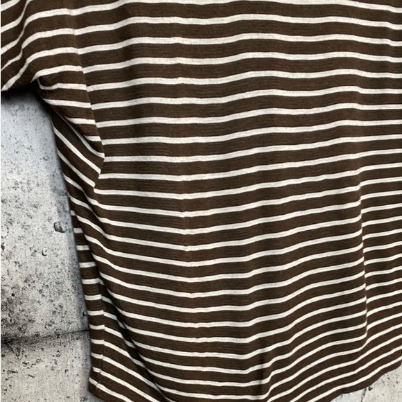 Vince // Striped Dolman Sleeve Top - Picture 5 of 7